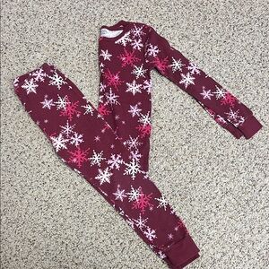 Carters waffle knit Snowflake Print Pajama Set